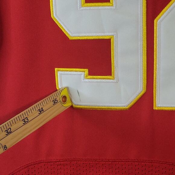 358‎ Nike Dontari Poe Kansas City Chiefs Mens Jersey Sz 48 (L) Red White - Picture 4 of 9